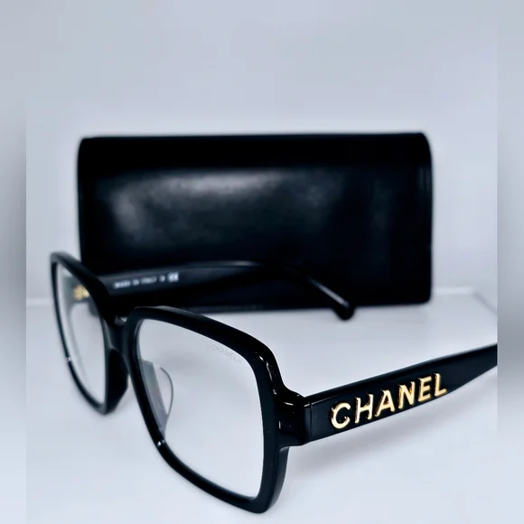 Chanel Black eyeglasses Frames RX optical CH5408a c622 High bridge Blue light - Picture 13 of 16